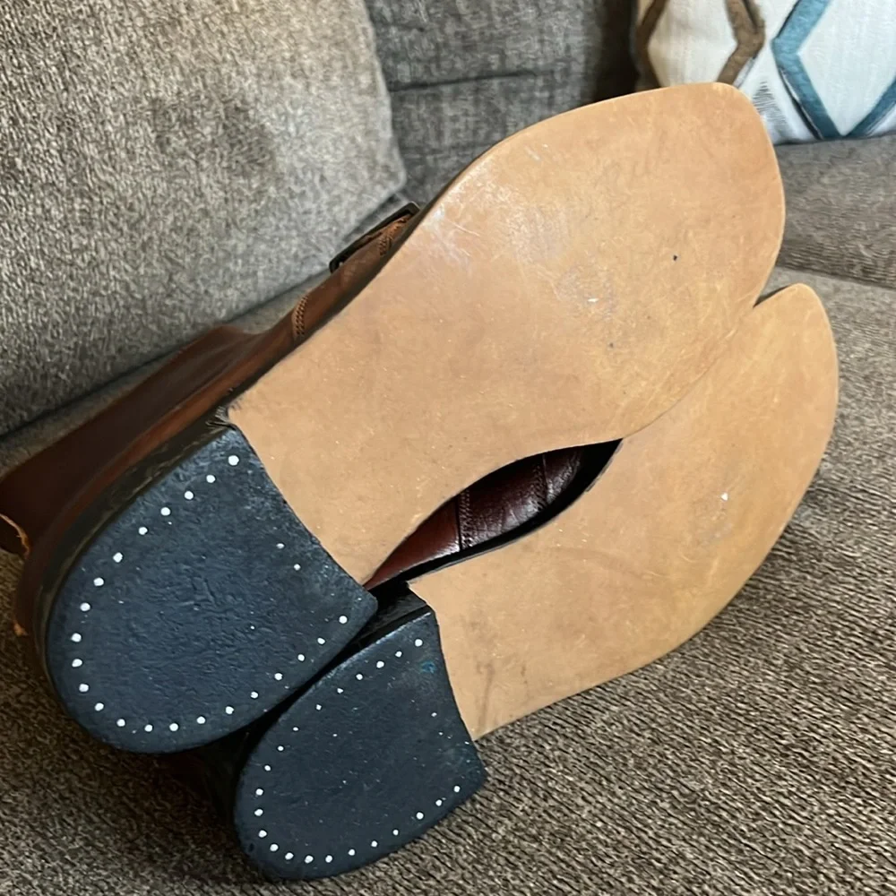 Bostonian Vintage Brown Ankle Leather‎ boots Size 8.5